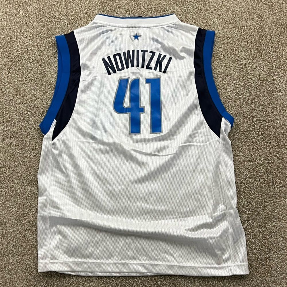 Adidas Dallas Mavericks Dirk Nowitzki Jersey Youth XL